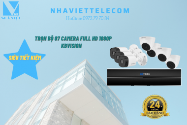 Camera trọn bộ 7 con KBVISION Full HD 1080P