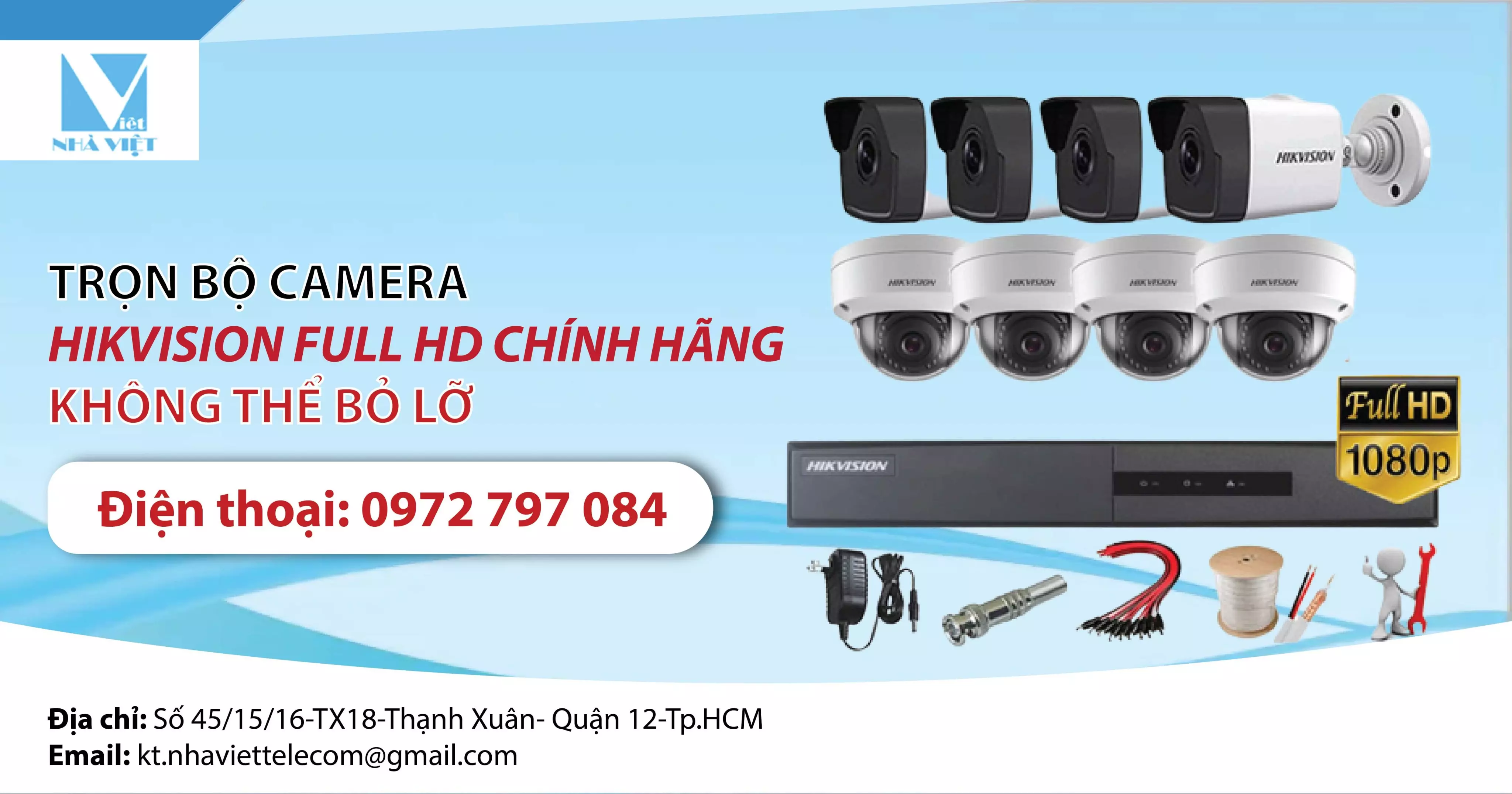 TRỌN BỘ CAMERA 2 MẮT HIKVISION FULL HD CHÍNH HÃNG KHÔNG THỂ BỎ LỠ