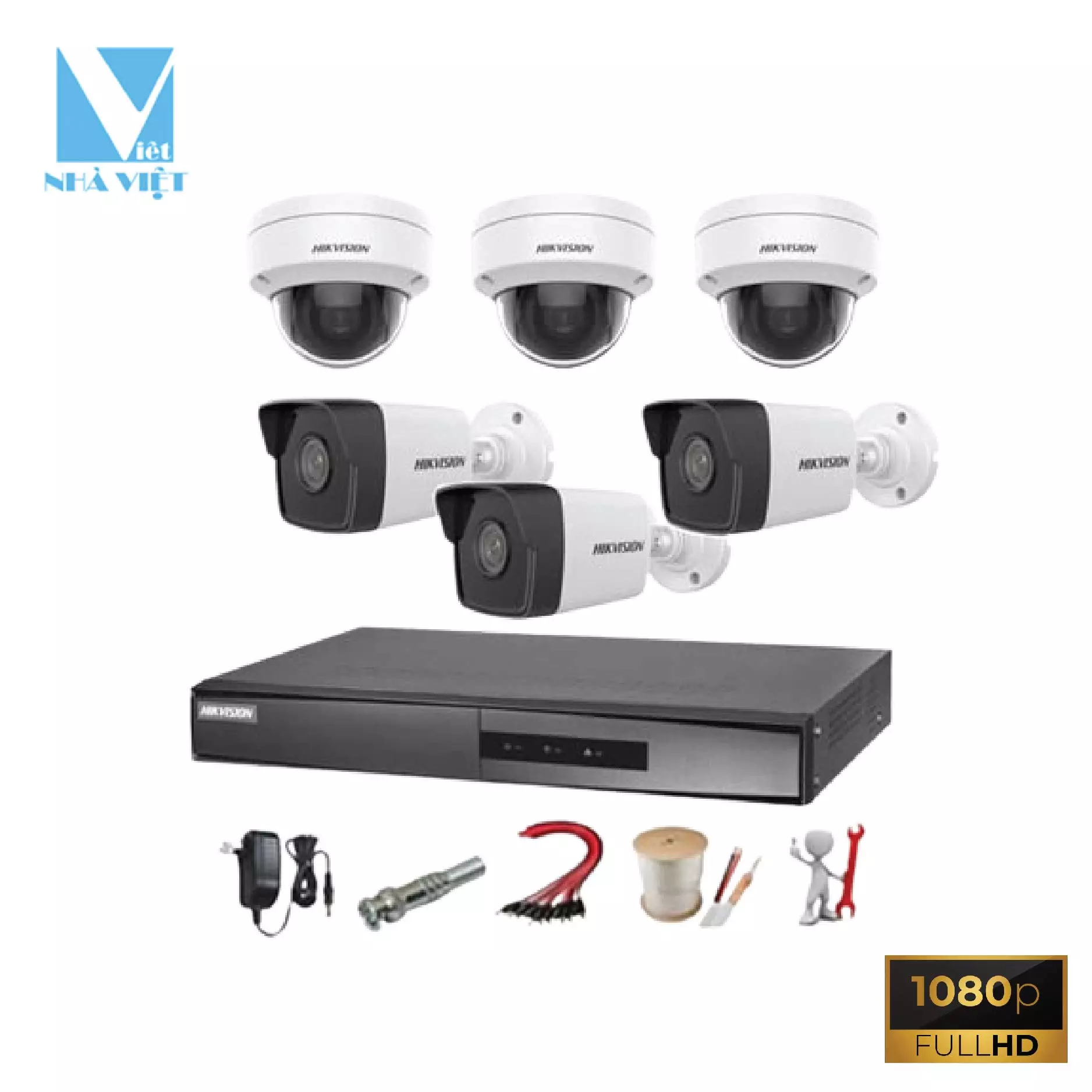 TRỌN BỘ 6 CAMERA HIKVISION 02