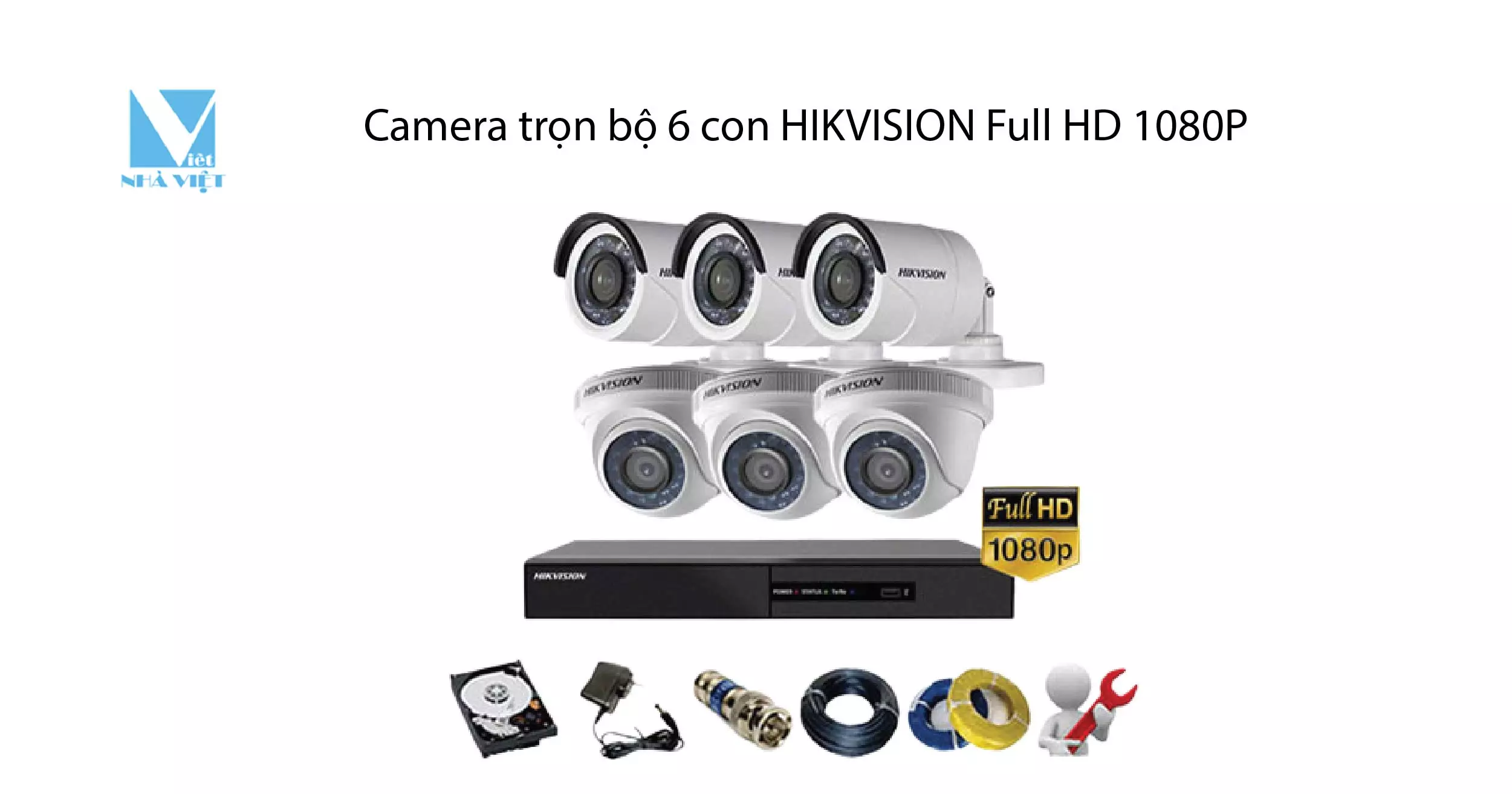  Trọn bộ Camera 2 mắt Hikvision