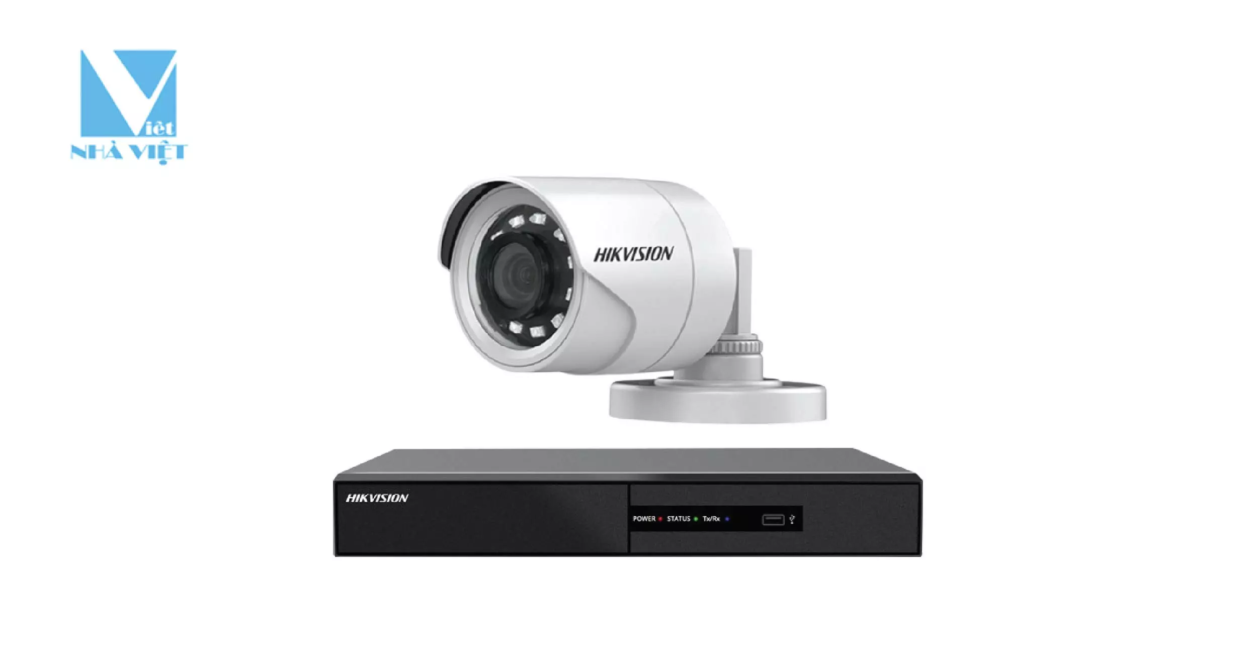 Trọn bộ camera 2 mắt Hikvision