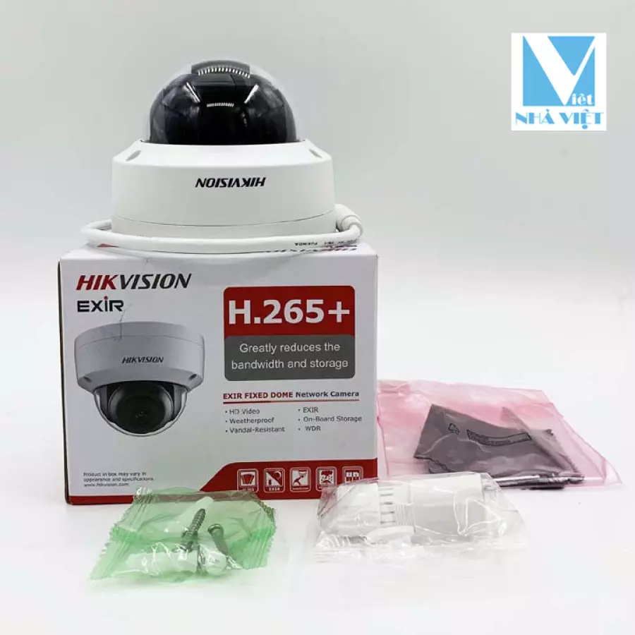 TRỌN BỘ 4 CAMERA IP HIKVISION 2MP 05