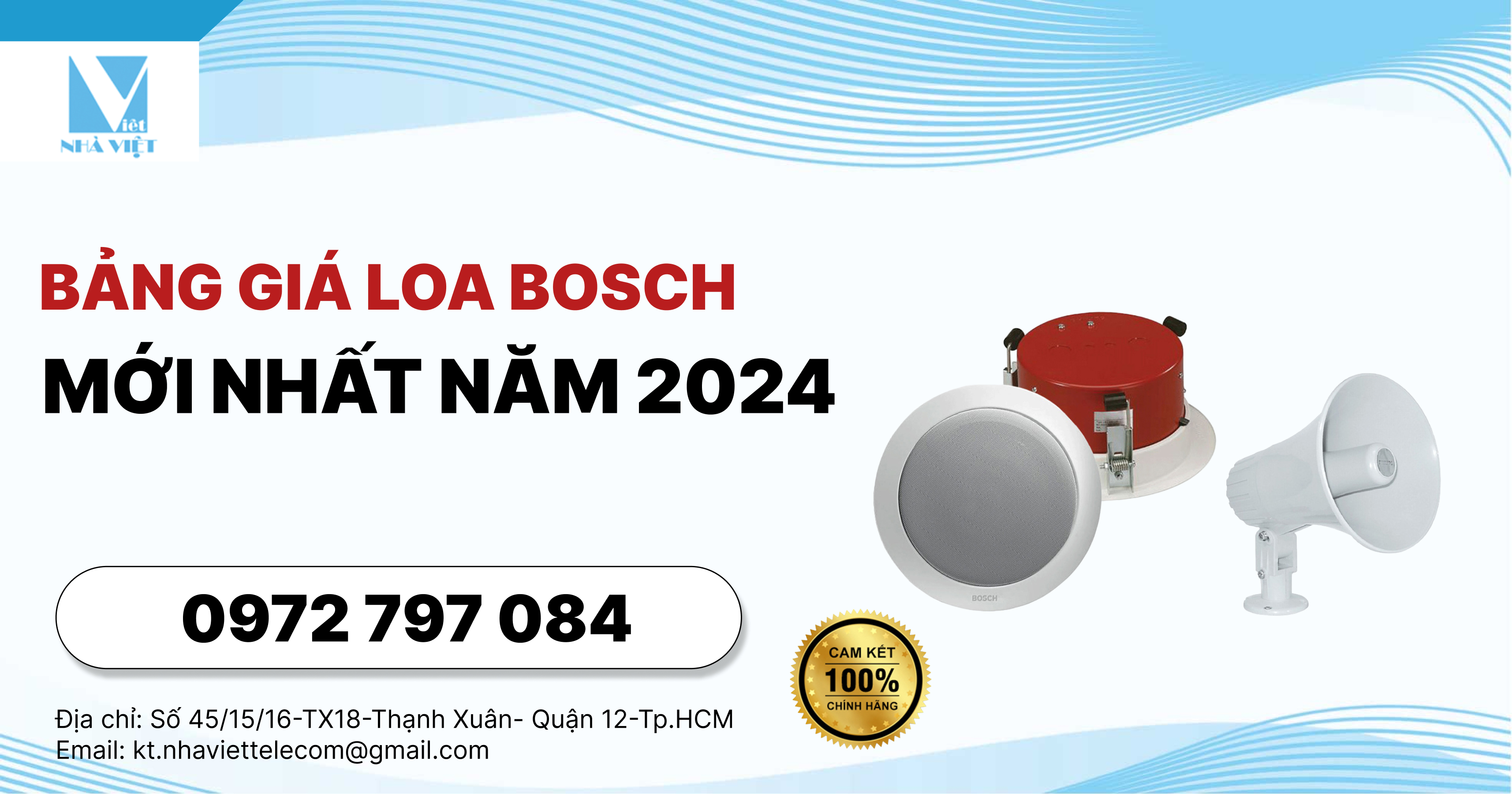 Bảng giá loa bosch mới nhất năm 2024