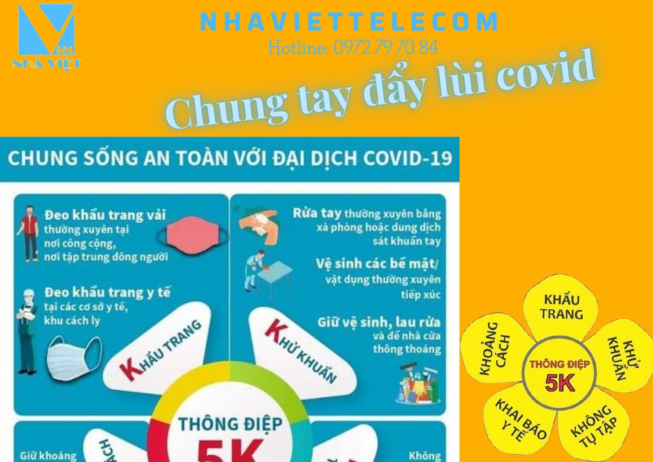 Thông báo nghỉ dịch theo giãn cách chỉ thị 16 của thành phố