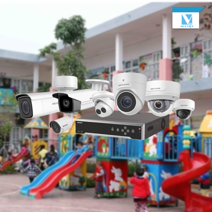 Chuyên lắp camera trường mầm non