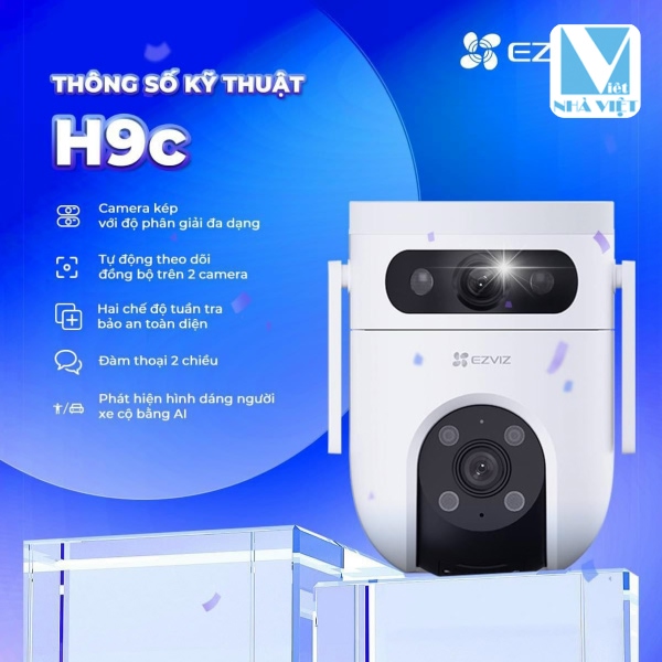 Camera An Ninh Góc Rộng Ezviz Góc Rộng Zoom Xa, Siêu Nét Giá Bao Nhiêu?