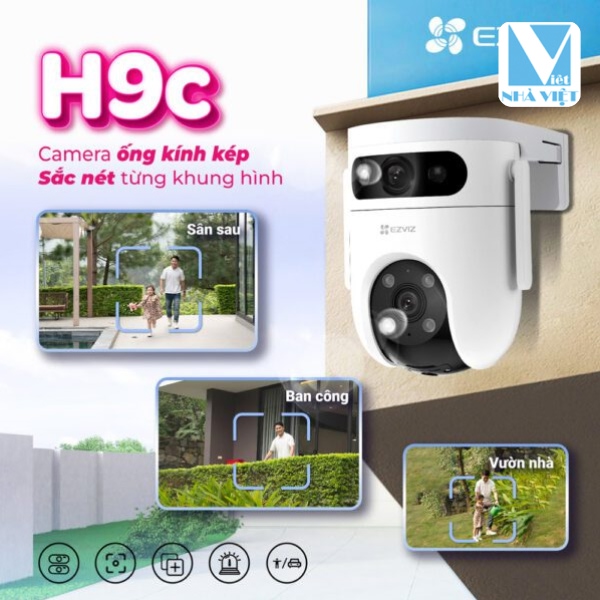 Camera An Ninh Góc Rộng Ezviz Góc Rộng Zoom Xa, Siêu Nét Giá Bao Nhiêu?