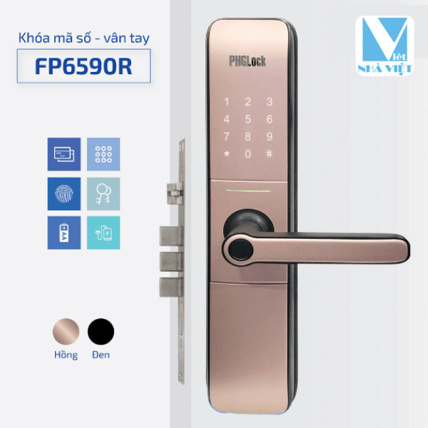 Khoá Cửa Vân Tay PHGLOCK FP6590 Chống Nước Được Không