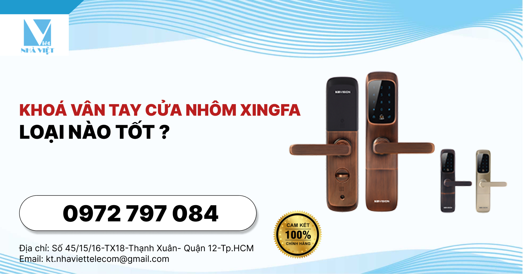 Khoá Vân Tay Cửa Nhôm Xingfa Loại Nào Tốt ? 