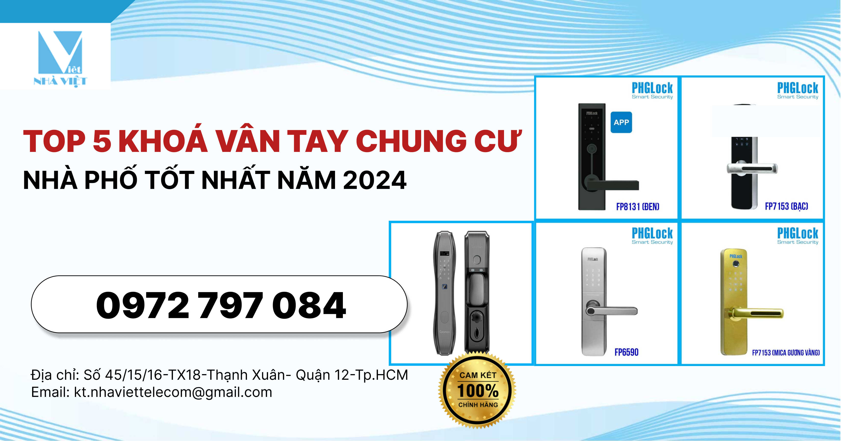 Top 5 Khoá Vân Tay Chung Cư, Nhà Phố Tốt Nhất Năm 2024