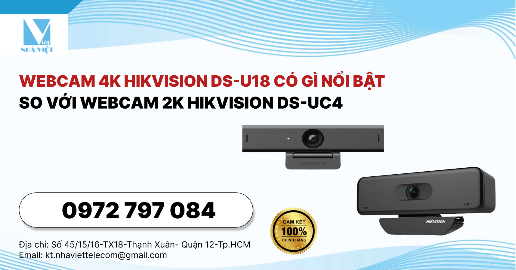 Webcam 4K HIKVISION DS-U18 Có Gì Nổi Bật So Với Webcam 2K HIKVISION DS-UC4