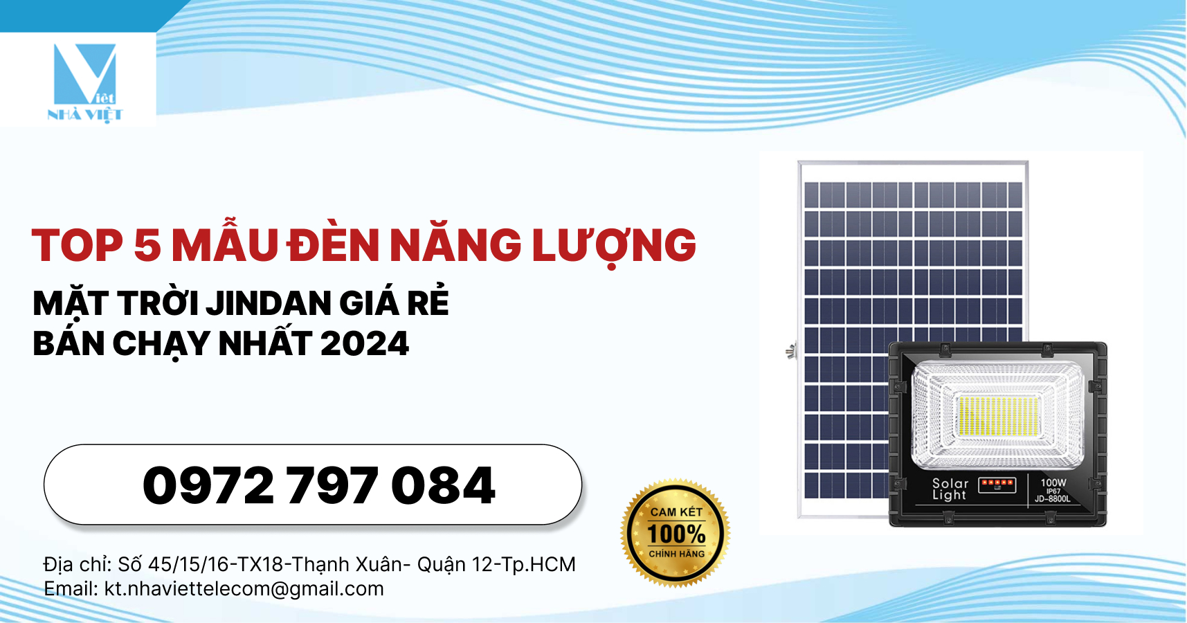 Top 5 Mẫu Đèn Năng Lượng Mặt Trời JINDAN Giá Rẻ, Bán Chạy Nhất 2024