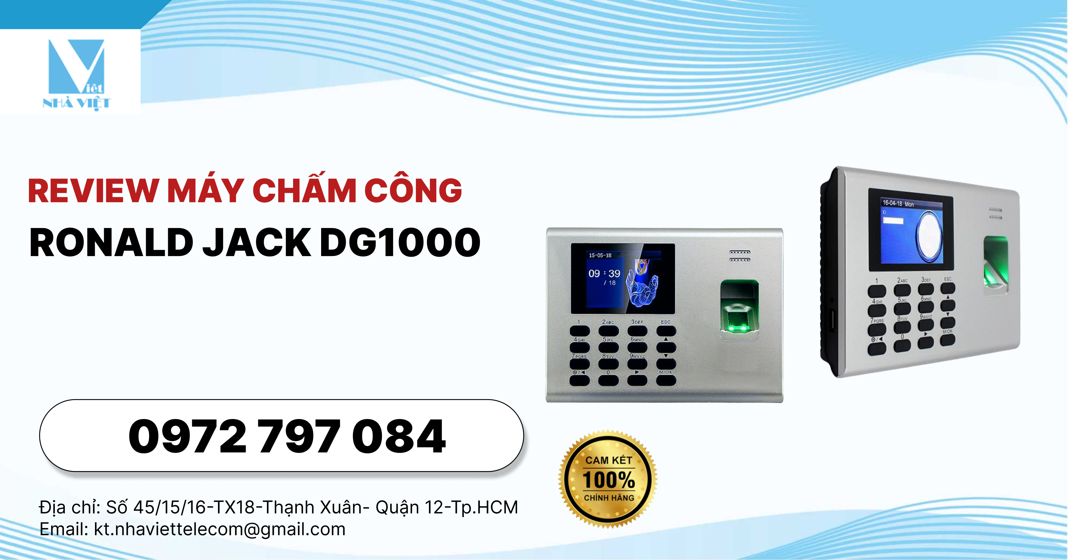  Review Máy Chấm Công Ronald Jack Dg1000