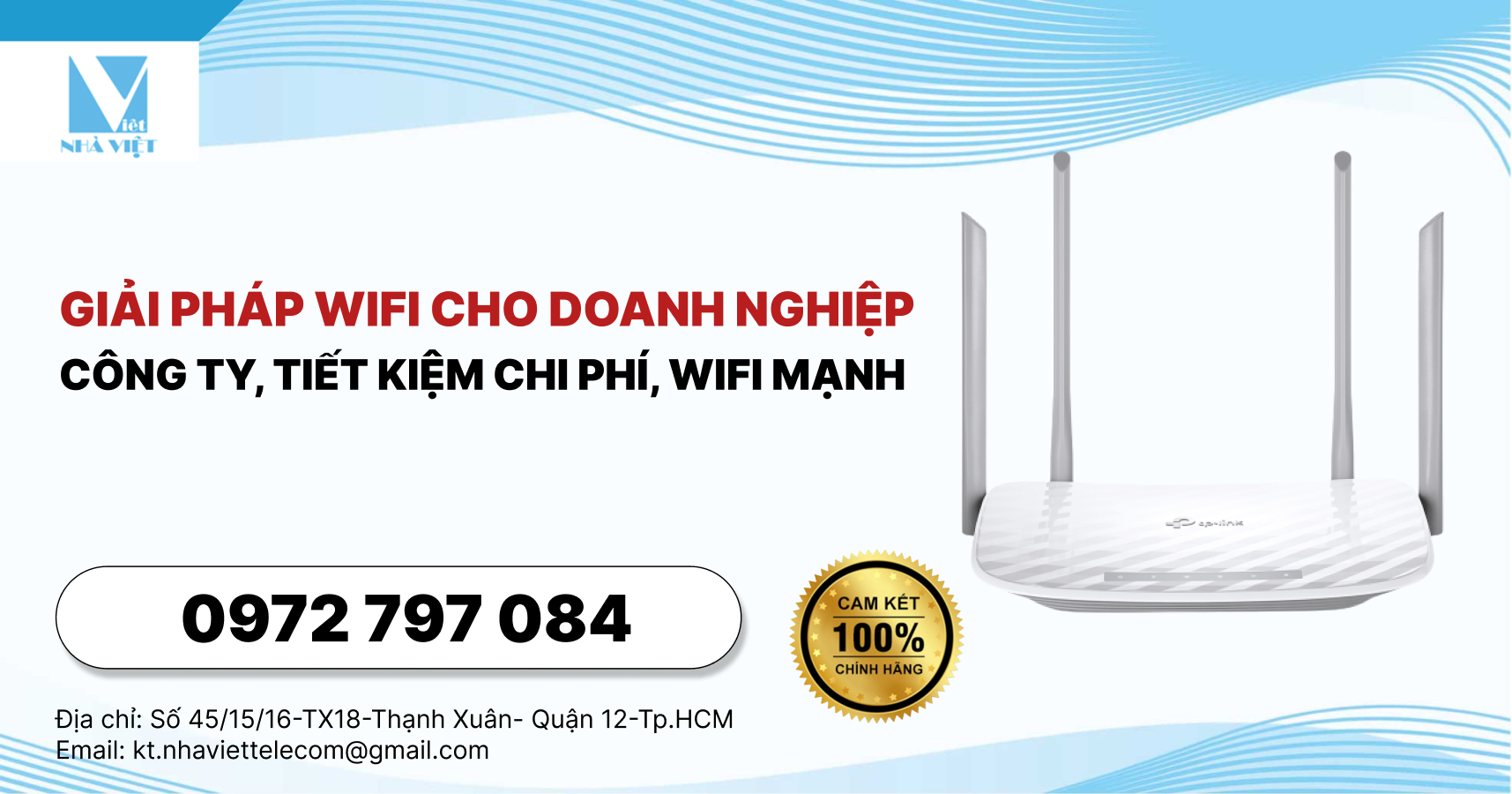 Giải pháp wifi cho doanh nghiệp - Wifi mạnh, tiết kiệm chi phí